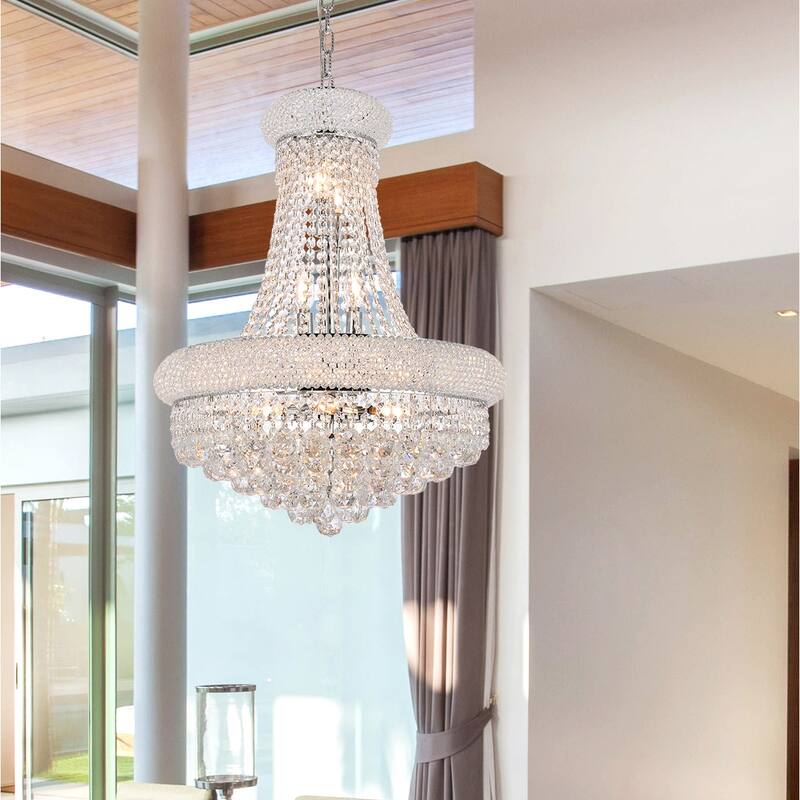 Elegant Lighting 14-light Chrome Royal Cut Crystal Hanging Fixture