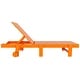 preview thumbnail 40 of 113, Shoreside Modern Poly Eco-Friendly All Weather Reclining Chaise Lounge With Wheels and Side Table (2-Piece Set)