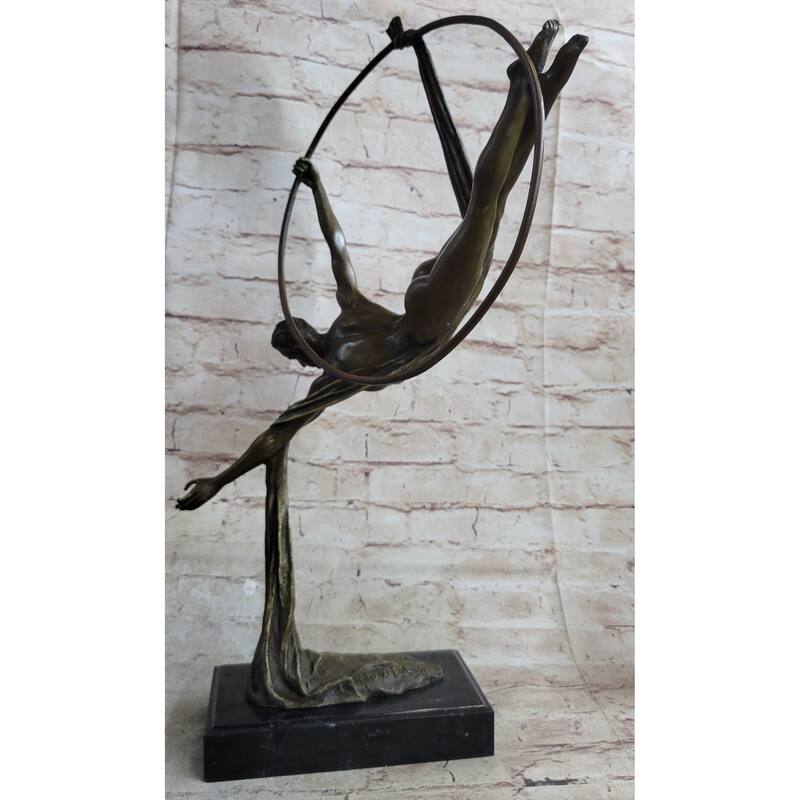 Cirque Du Soleil Acrobat Circus Performer Bronze Statue Sculpture Original Vitaleh Art