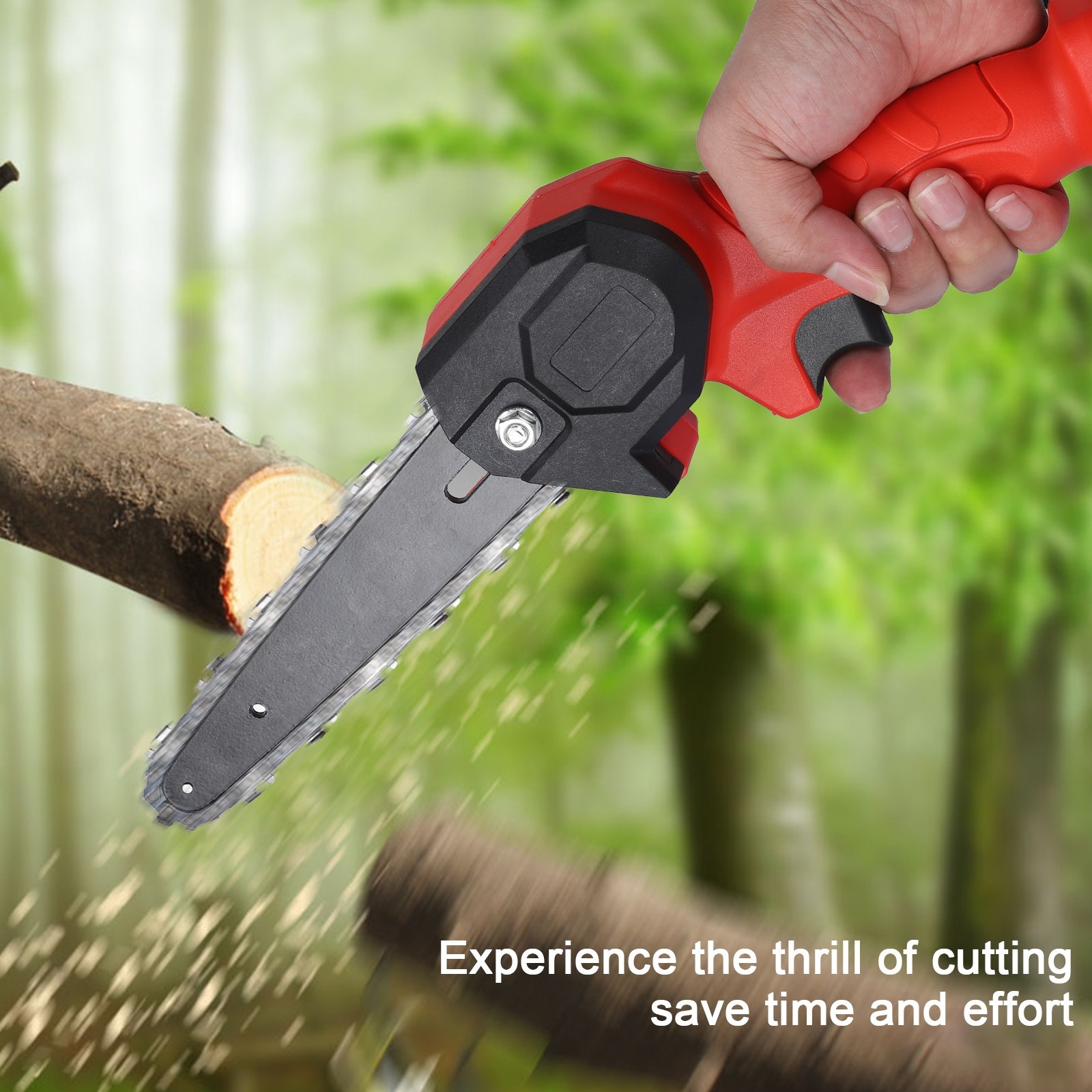550W Electric Mini Small Wood Cutter Handheld Cordless Chainsaw