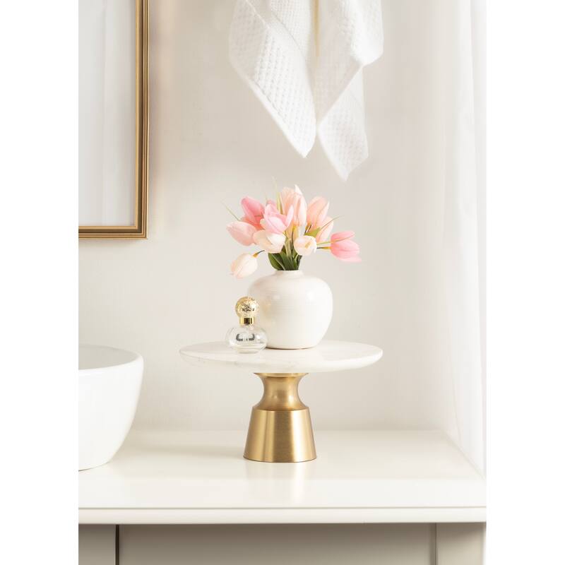 Kate and Laurel Anjana Round Cake Stand