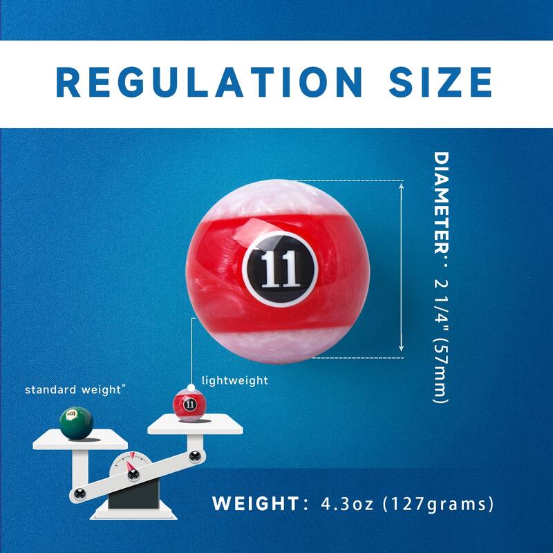 GSE™ 2-1/4"" Regulation Size Billiard/Pool Balls and 8-Ball Triangle & 9-Ball Diamond Rack Set - Billiard Accessory Kit