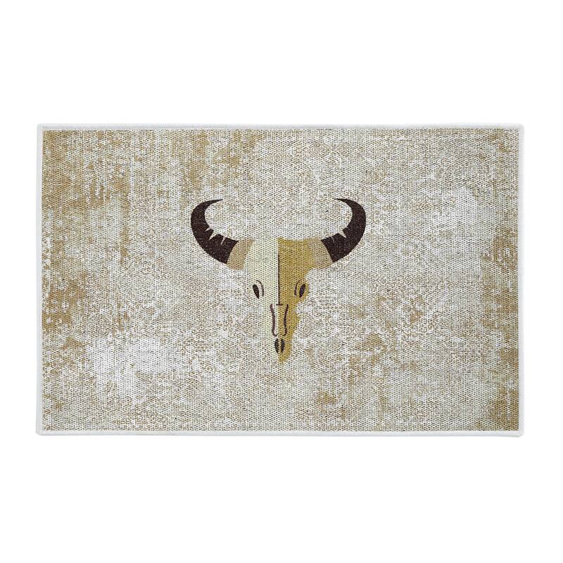 SussexHome Non-Skid Ultra-Thin Area Rugs for Laundry Room, Entryway, Bathroom and Kitchen - Washable Multipurpose Floor Mat - 20x31.5 inch - Texas