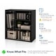 preview thumbnail 9 of 29, DH BASIC Modern Stackable Storage Organizer Bookcase with Doors
