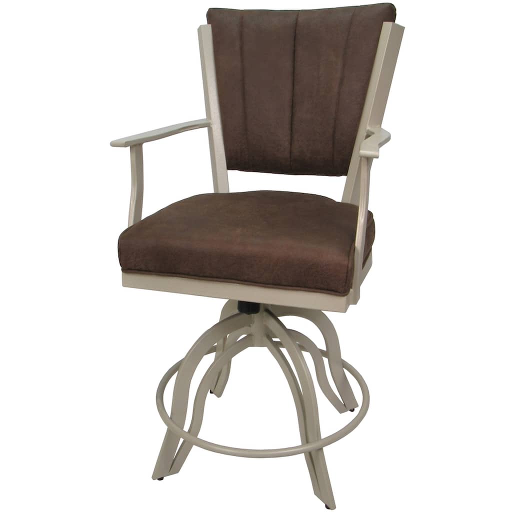 Montana Brown Swivel Tilt Metal 30" or Counter 26" Bar Stool