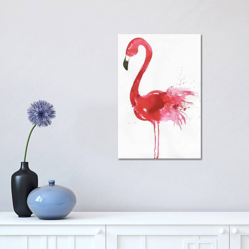iCanvas "Flamingo Portrait I" by Aimee Wilson Canvas Print