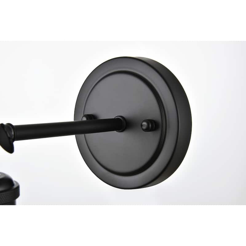 Bobby 1 Light Black Bath Sconce