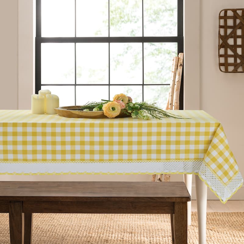 Achim Buffalo Check Tablecloth