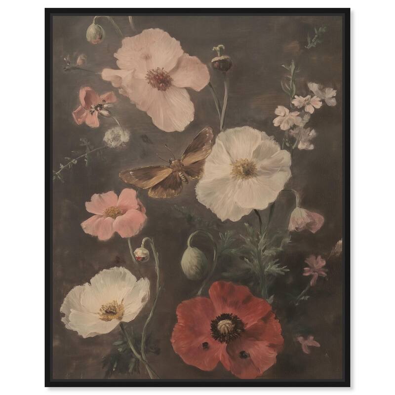 Vintage Botanicals II Canvas by Art Remedy - Black - 16" x 20"