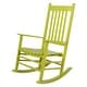 preview thumbnail 47 of 65, Porch & Den Steeplechase Genuine Hardwood Rocking Chair Lime