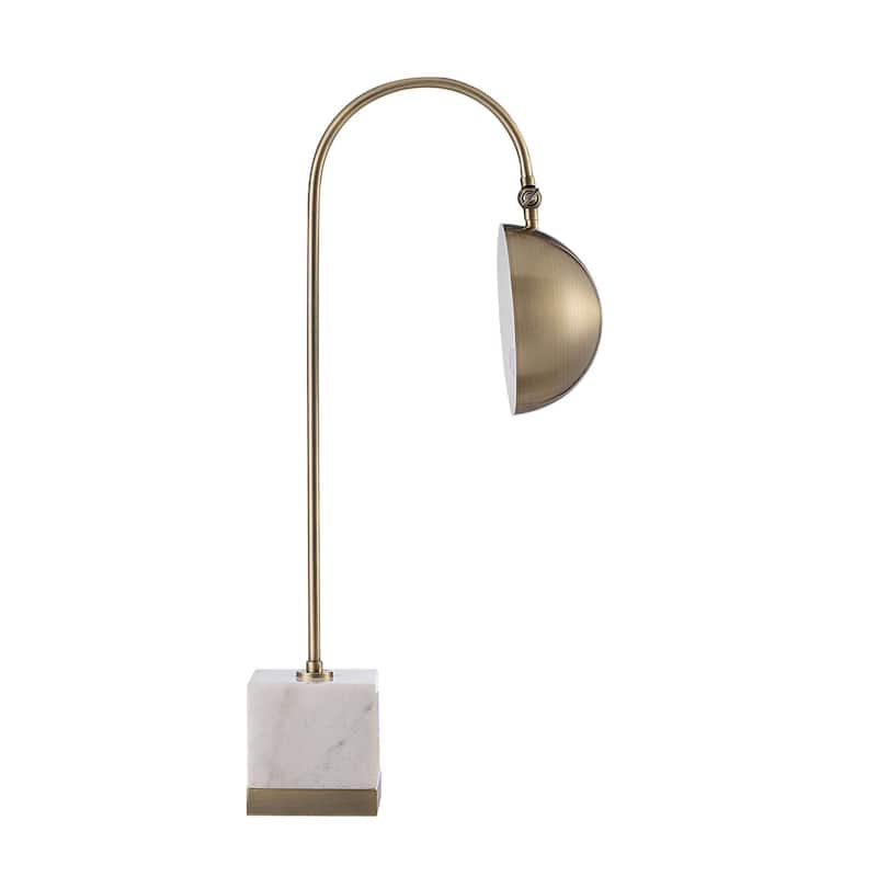 Renwil Volos 30" Table Lamp with Dome Shade, White