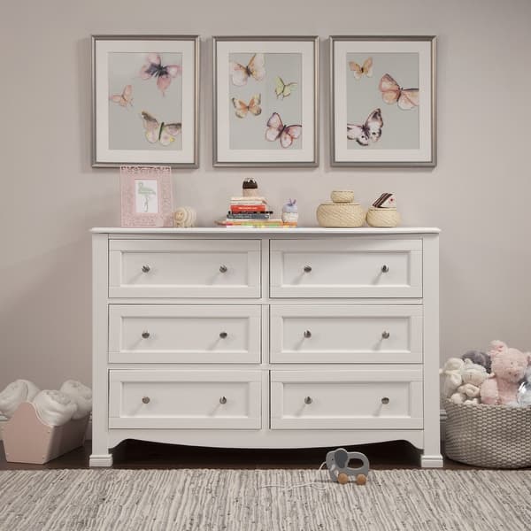 DaVinci Kalani 6 Drawer Double Wide Dresser, KD - Bed Bath & Beyond -  14370673