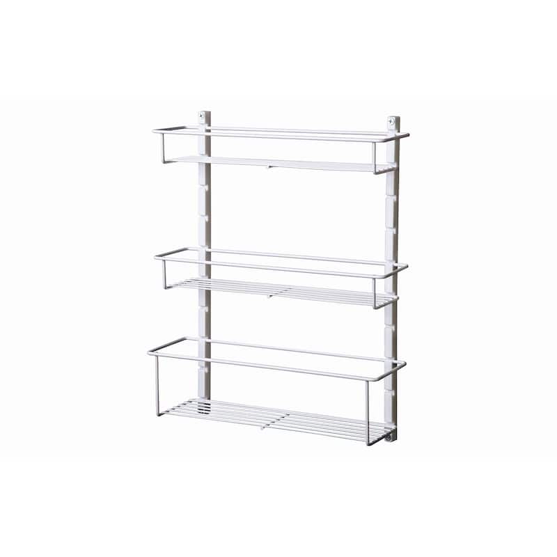 ClosetMaid Adjustable 3 Shelf Spice Rack Organizer, White