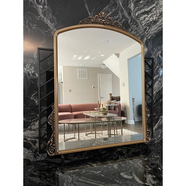 French Style Large Gold Mirror Wood Frame Mirror On Sale Bed Bath Beyond 36349217