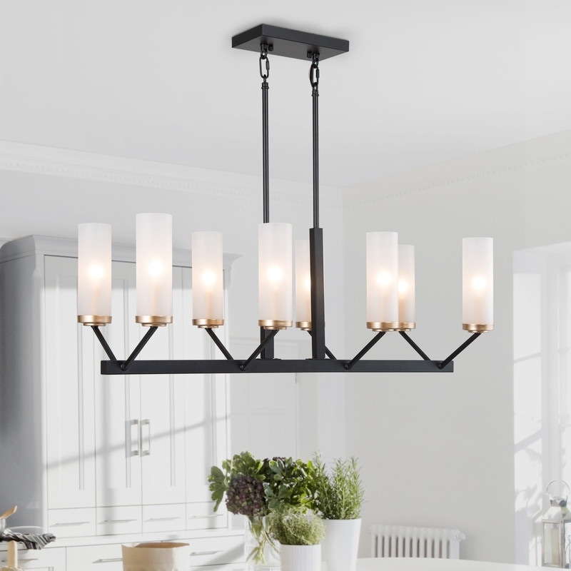 Linear candle clearance chandelier