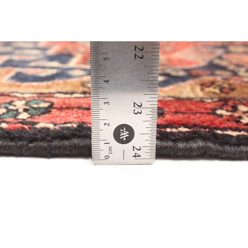 ECARPETGALLERY Hand-knotted Andelz Navy Wool Rug - 2'9 x 6'5