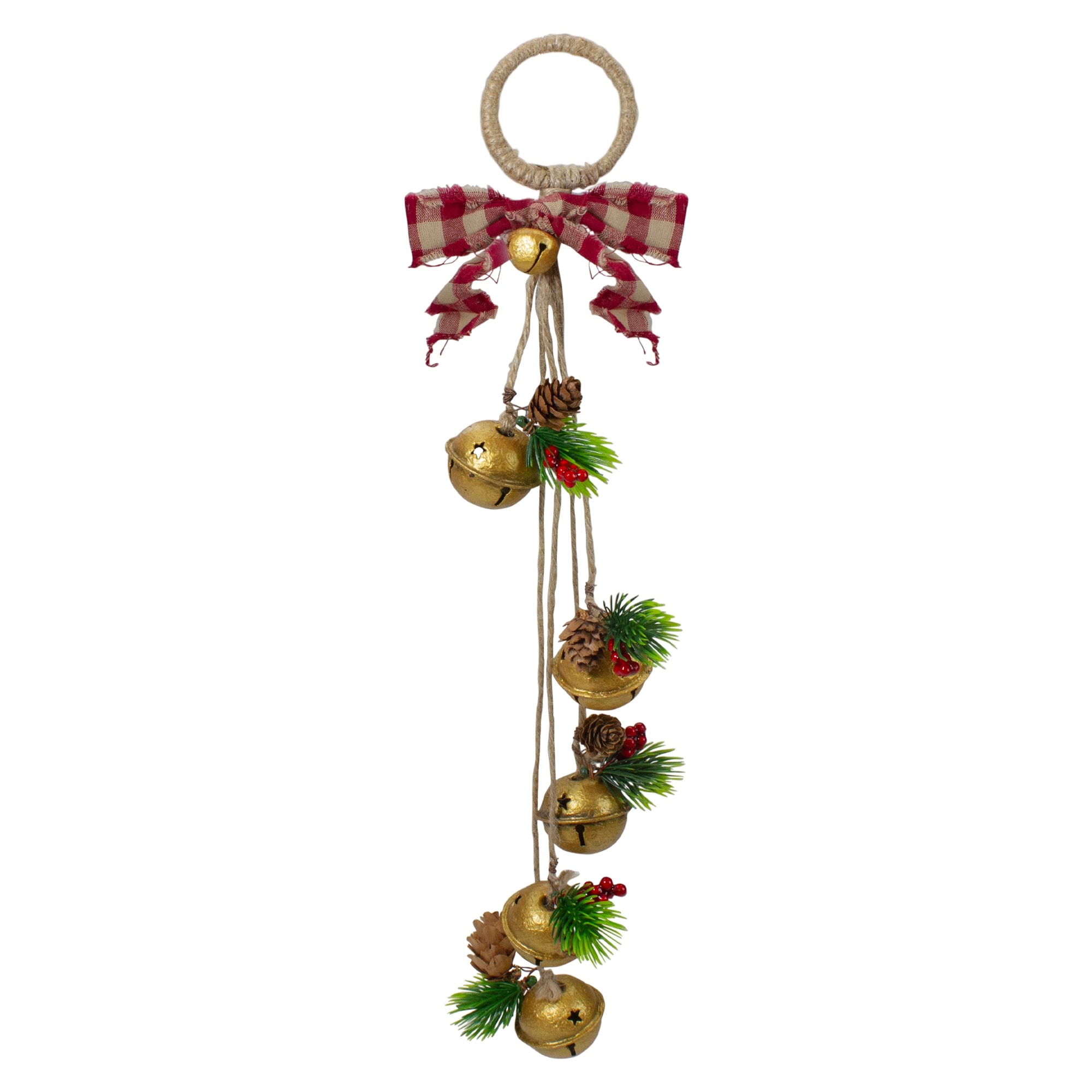 Jingle Bell With Bow Ornament