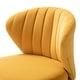 preview thumbnail 20 of 105, Luna Modern Glam Upholstered Tufted Back Side Accent Dining Chair with Small Base by HULALA HOME