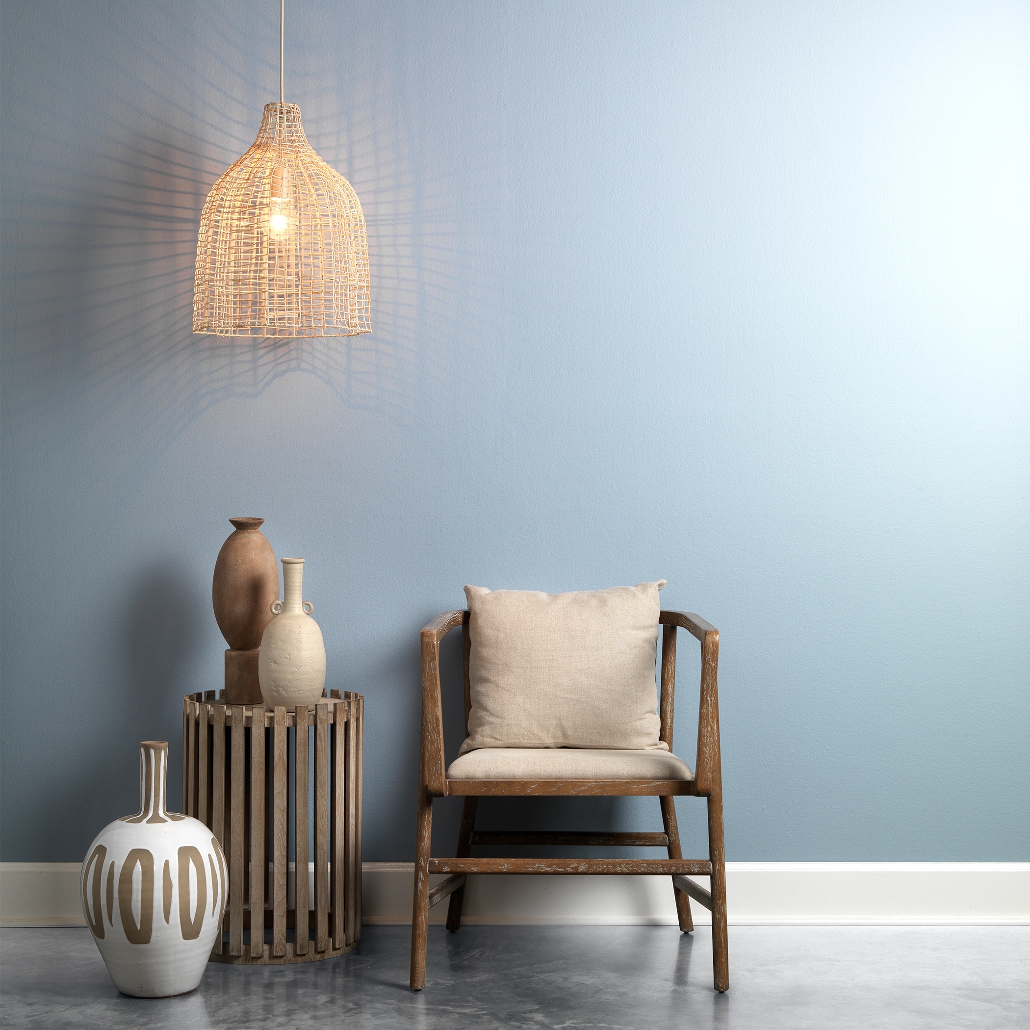 Alden Decor Willow Rattan Pendant