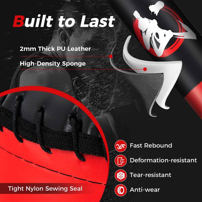 Costway 70" Freestanding Punching Bag with Fillable Base 12 Suction - See Details