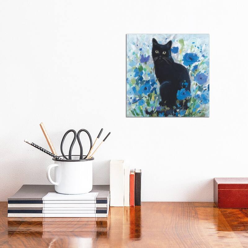 iCanvas "Blueming XIV" by Lisa Audit Canvas Print - 12x12x1.5