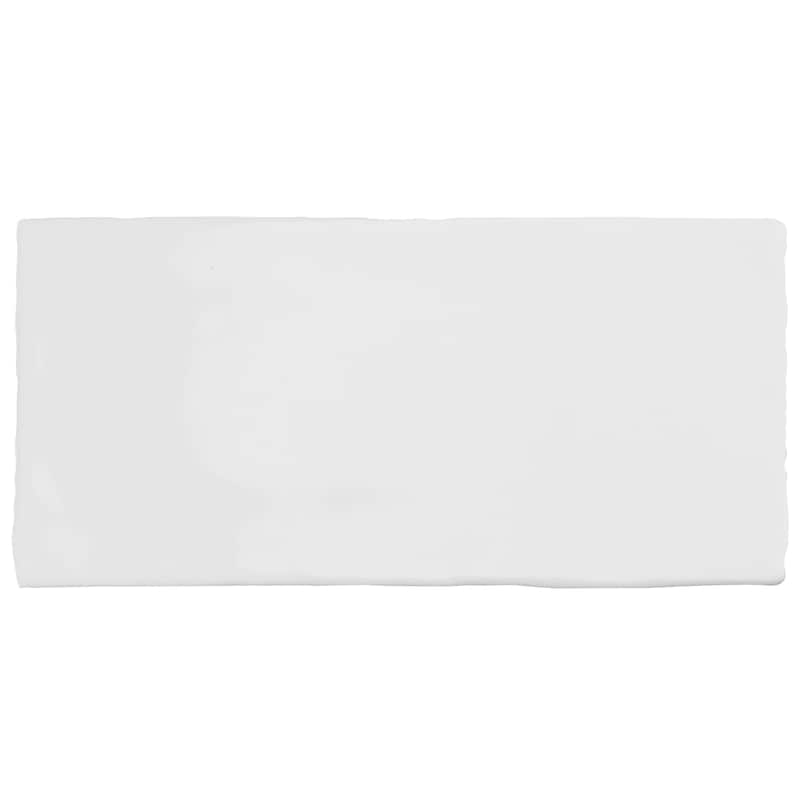 Merola Tile Castillo White 3" x 6" Ceramic Wall Tile - Case (44 Tiles)