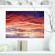 Colorful Sunset Skies with Clouds - Extra Large Glossy Metal Wall Art ...