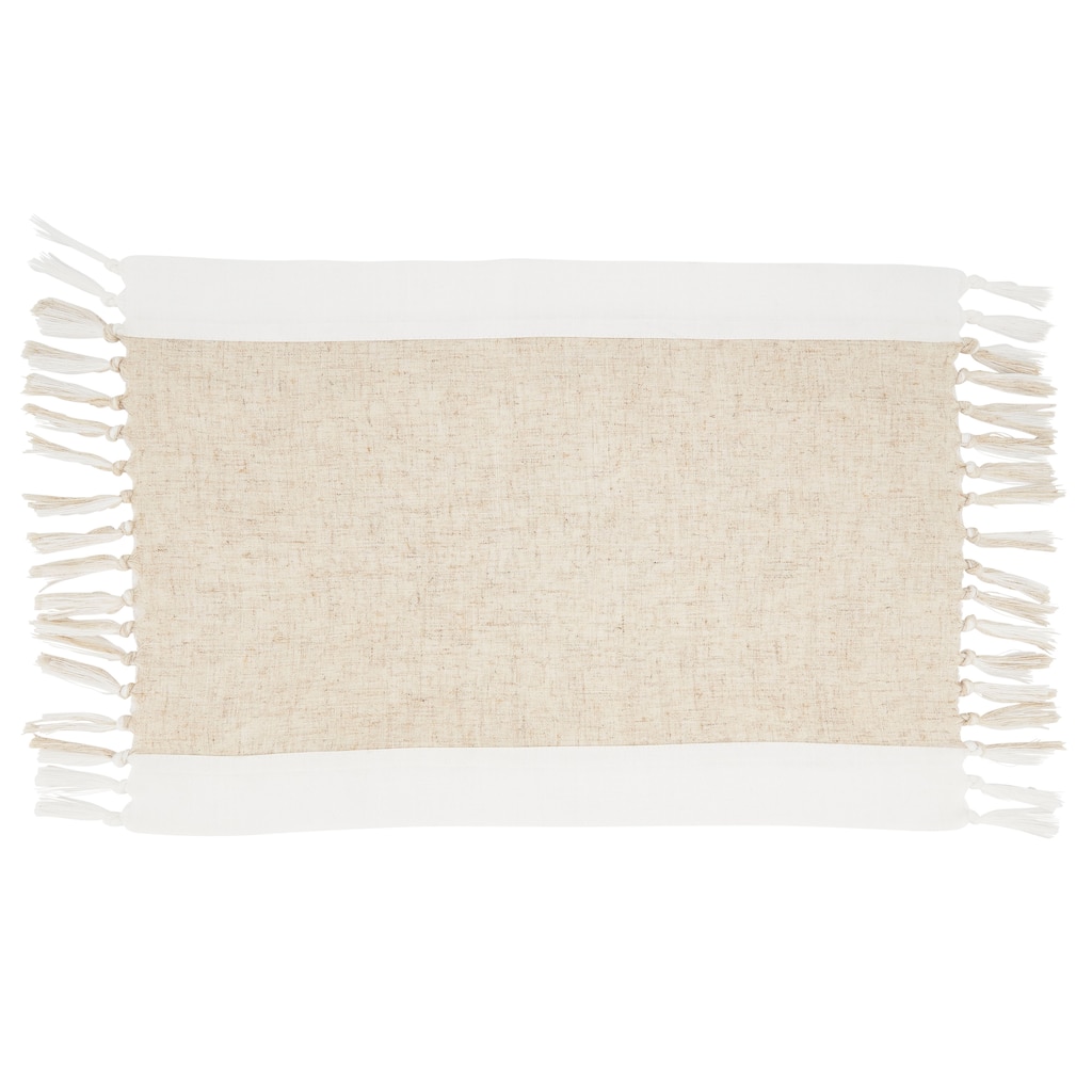 Two-Tone Design Placemats (Set of 4) - 14"x20"