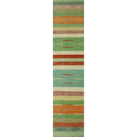 Winchester Kilim Gale Ivory/Rust Runner - 2'10" x 12'9"