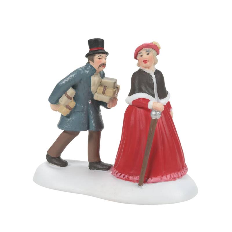 Dicken'S Village Last Minute Holiday Shopping Christmas Figurine