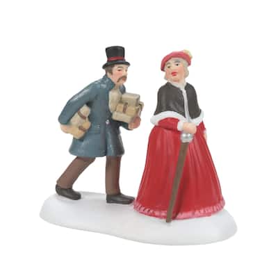 Dicken'S Village Last Minute Holiday Shopping Christmas Figurine