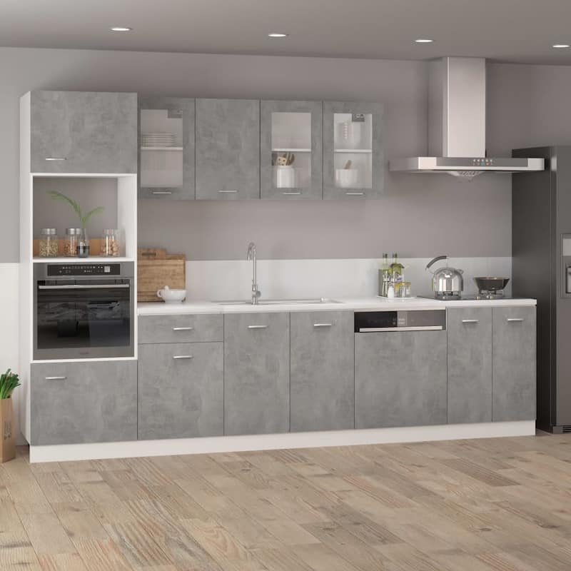 vidaXL Kitchen Cabinet Storage Cupboard Under Sink Organizer Engineered Wood