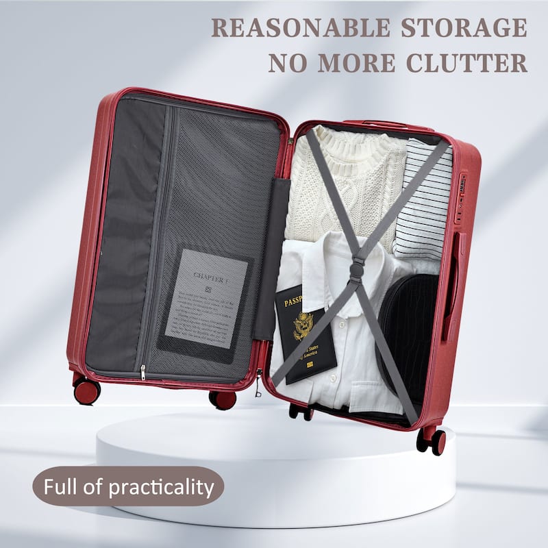 20"/24"/28" 3 pcs/set in ABS Spinner Wheel Luggage