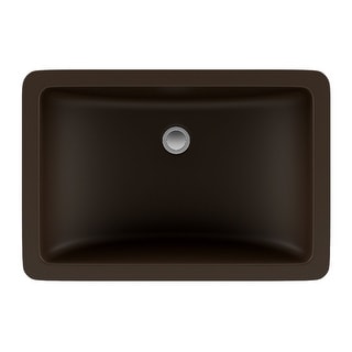 Lexicon Platinum V214 Quartz Composite Rectangle Vanity Sink - Galaxy Mocha