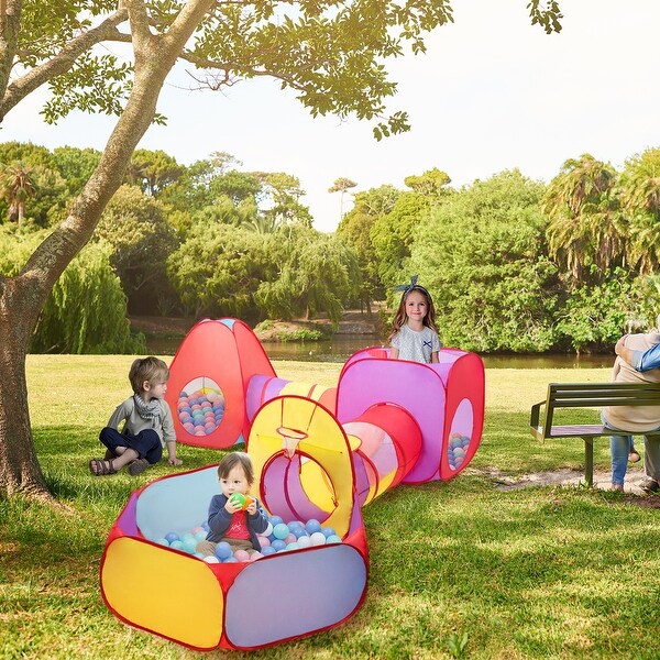 pop up ball pit with tunnel