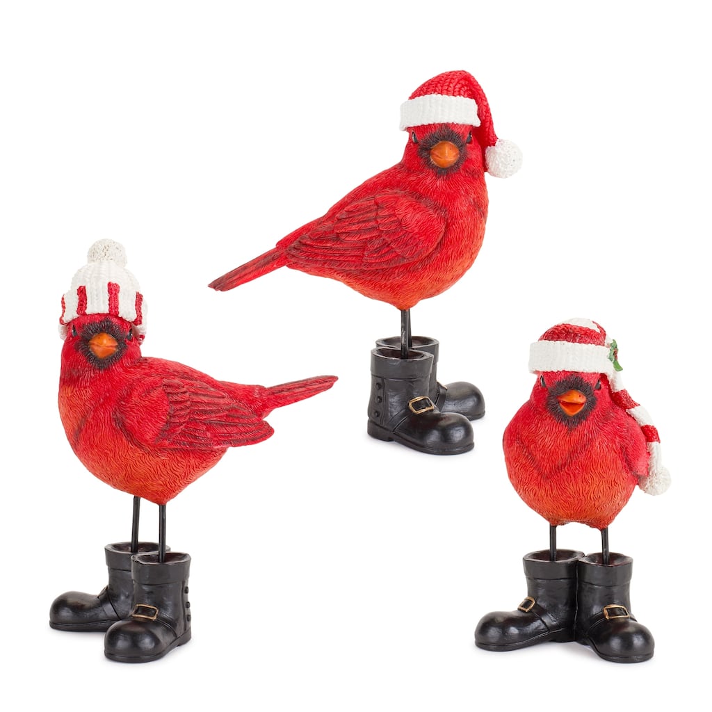 Cardinal Figurine (Set of 3)