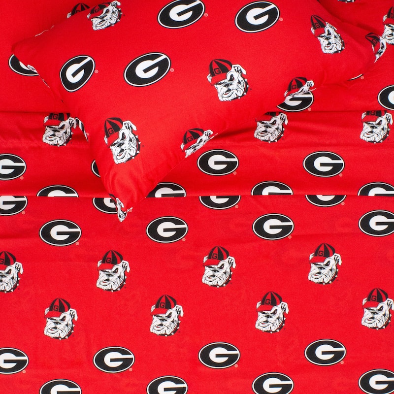 Georgia Bulldogs Bed Sheet Set