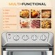 preview thumbnail 4 of 7, HOMCOM 7-in-1 21 qt. Air Fryer Toaster Oven Combo 1800W, 4 Slice Toaster Oven