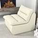 preview thumbnail 9 of 29, Modern Comfy Fabric Lazy Floor Sofa Lounge Chair Bean Bag Couch（5 Colors）