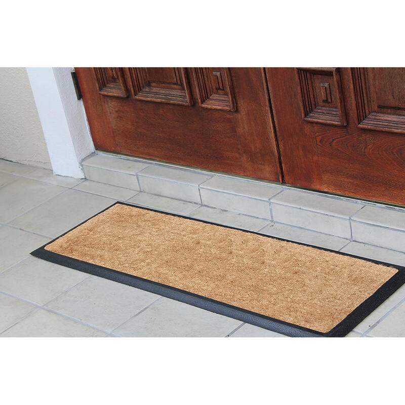 A1HC Natural Coir and Rubber Large Door Mat,Thick Durable Doormats for