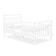 preview thumbnail 2 of 5, Dream On Me Emma White 3-in-1 Convertible Toddler Bed