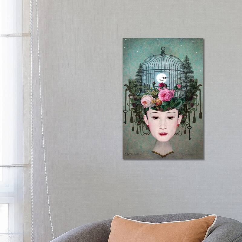 iCanvas "Moonlight Garden" by Catrin Welz-Stein Canvas Print - 26x18x1.5