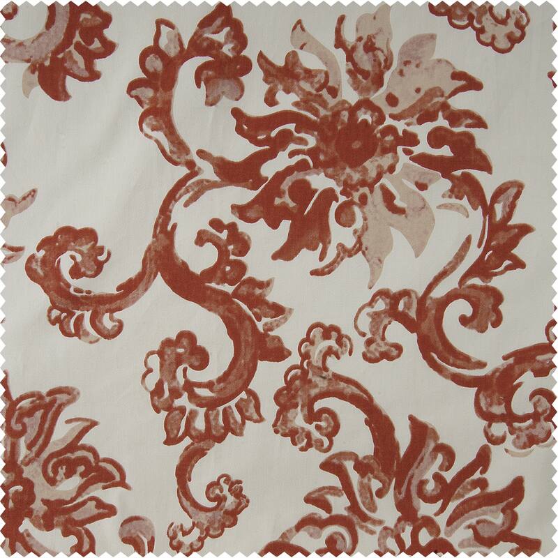 Exclusive Fabrics Indonesian Printed Cotton Tie-Up Window Shade - 46 X 63