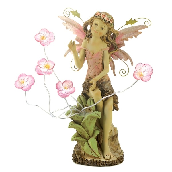 Petal Pixie Solar Garden Statue