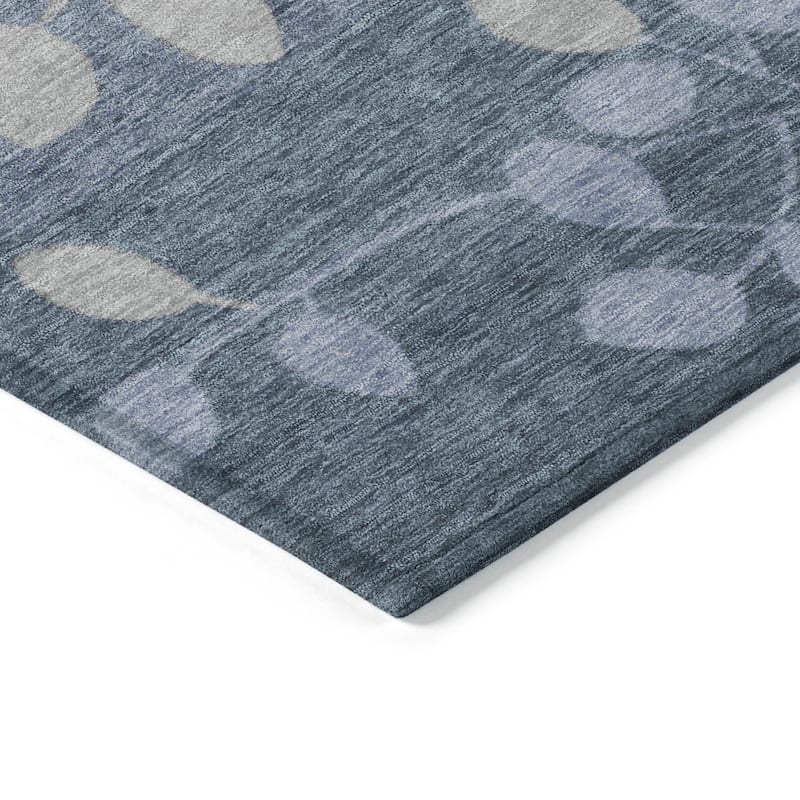 HomeRoots Floral Transitional Rectangle Outdoor Rug