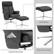 preview thumbnail 19 of 26, MCombo Swivel Recliner with Ottoman, Modern Armchair with Heavy Duty Aluminum Base
