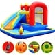 preview thumbnail 11 of 13, Outdoor Inflatable Bouncers Castle with Water Gun Toys and Slide
