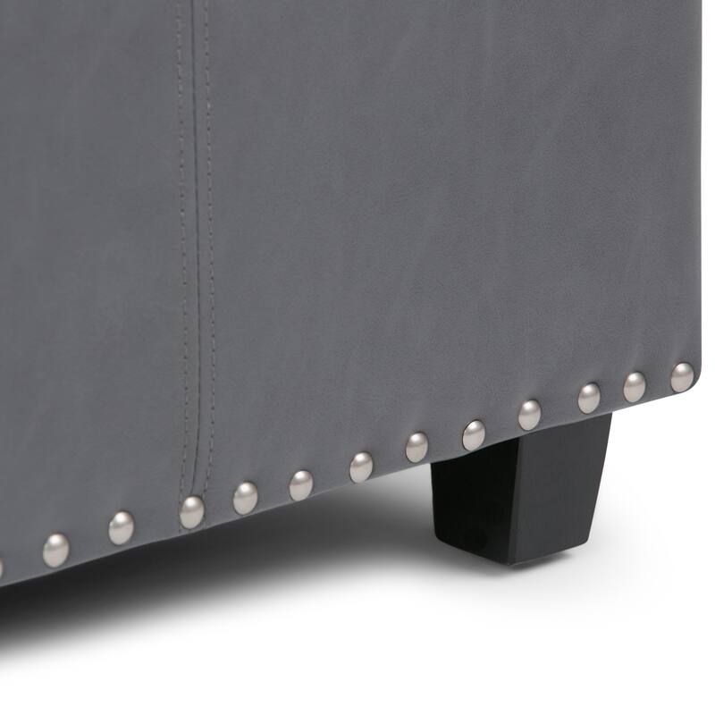 WYNDENHALL Stanford Upholstered Storage Ottoman