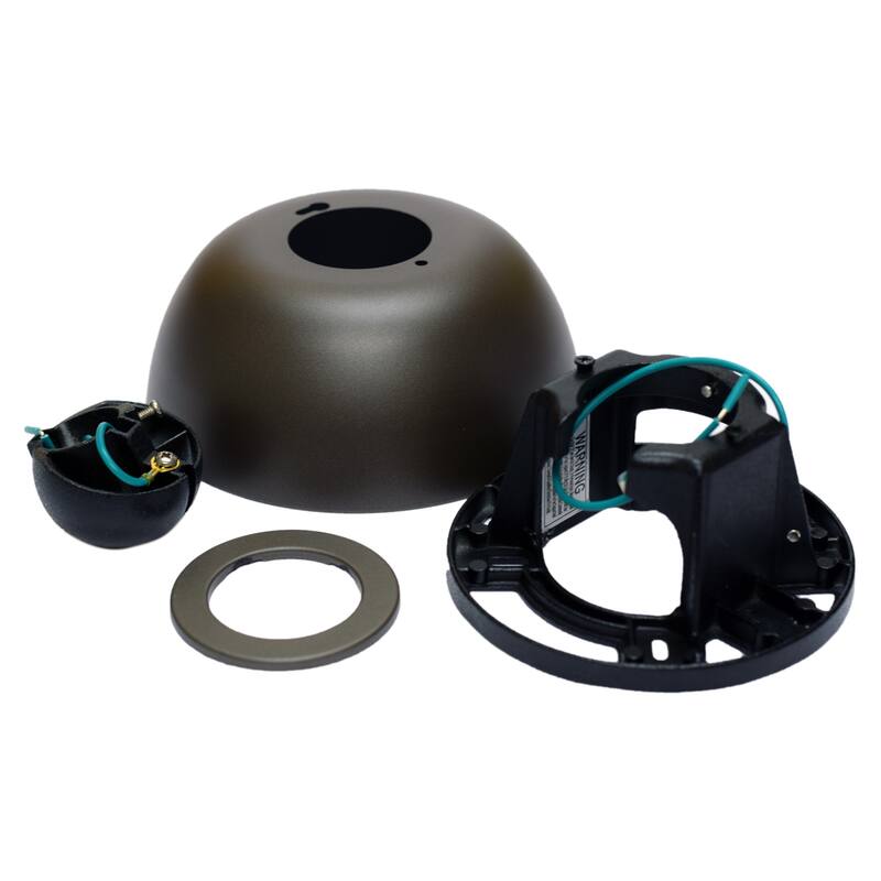 Ceiling Fan Sloped Ceiling Kit - Matte Greige