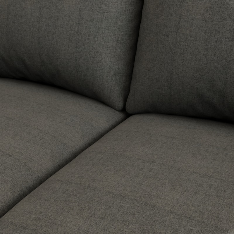 123" U-Shape Modular Sectional Couch with Storage Function, Ottoman